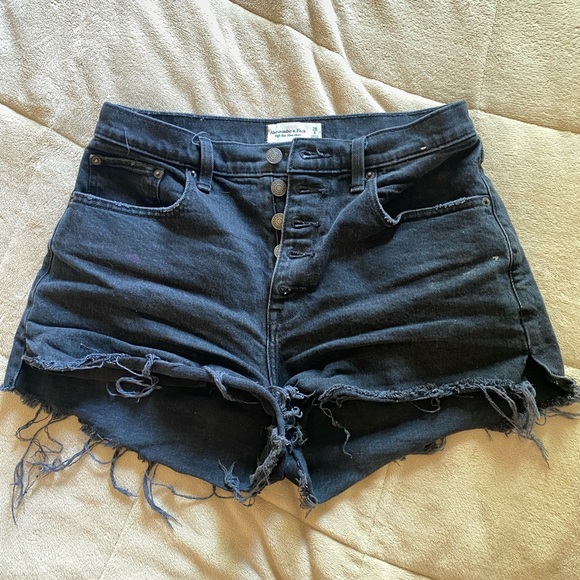 Abercrombie & Fitch Shorts | Abercrombie And Fitch High Waisted Mom Shorts | Poshmark